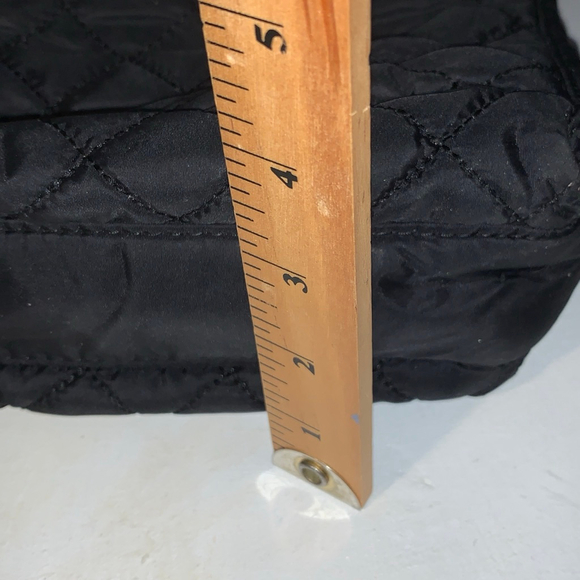 Women's Hedgren Black Quilted Crossbody Bag One Size with red Interior - Picture 15 of 16